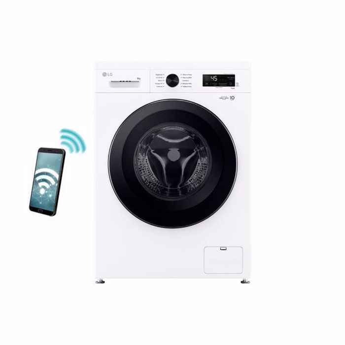 PLuNTIRIO ROuXON F4X1008NWK LG 8KG / A / Steam / 6 Motion / WiFi 6